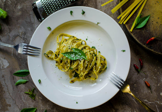 Pasta with Pistachio Pesto