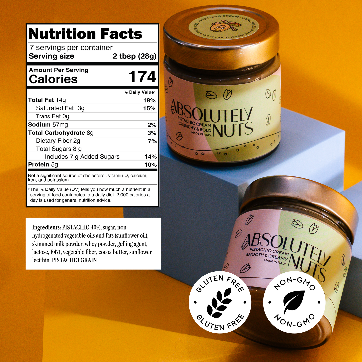 Crunchy Pistachio Cream 6.7oz