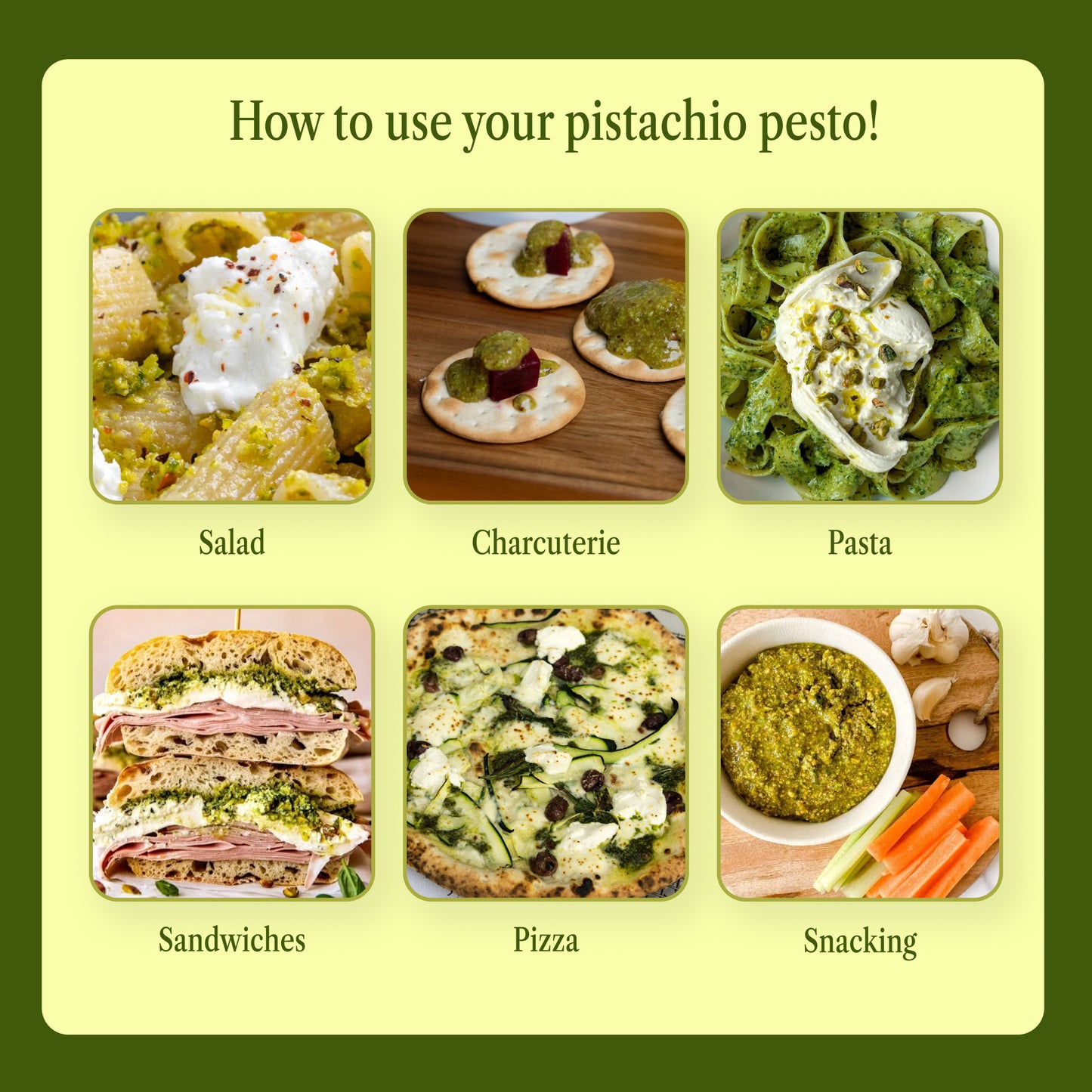 Pistachio Pesto 60% Slightly Crunchy
