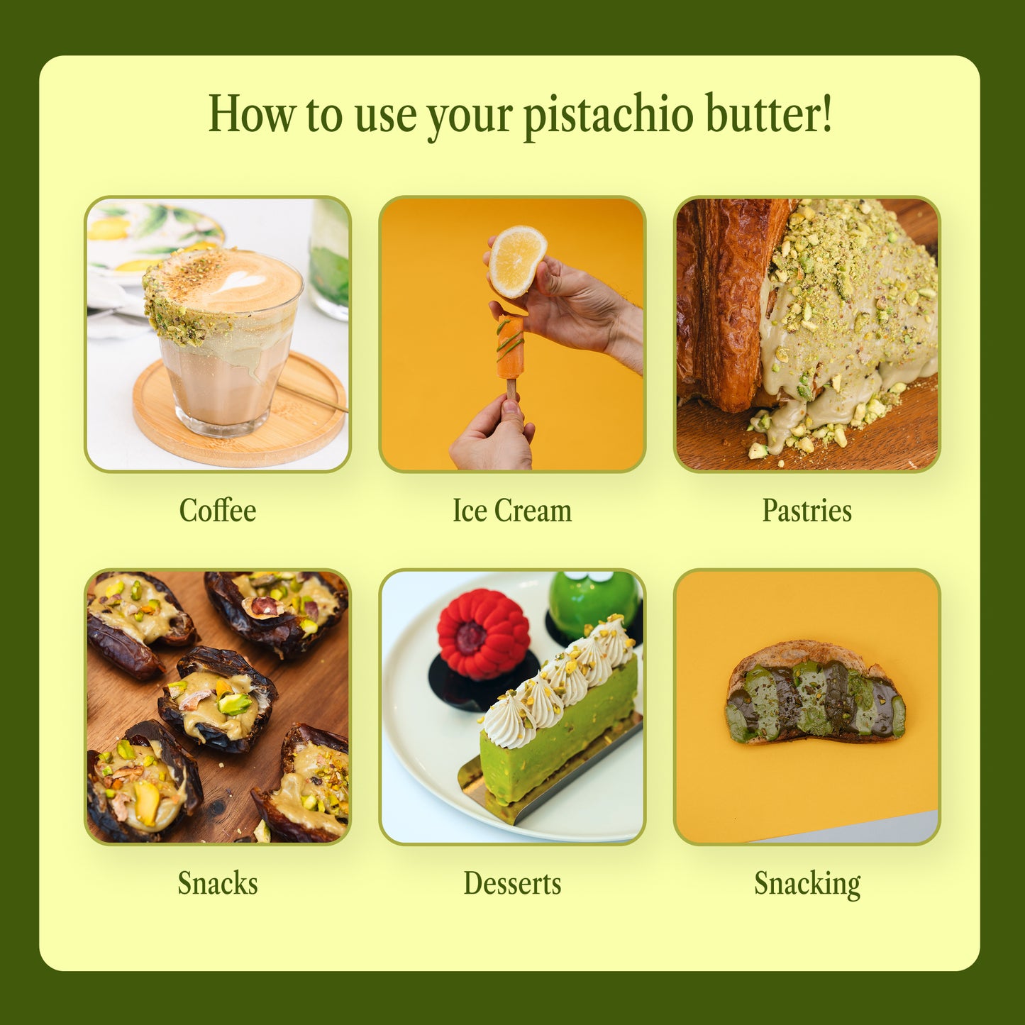 100% Roasted Green Pistachio Butter (Single Ingredient and Single Origin)