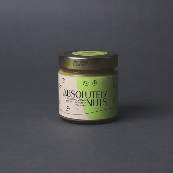 absolutely Nuts pistachio cream showered with pistachios