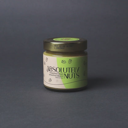 absolutely Nuts pistachio cream showered with pistachios