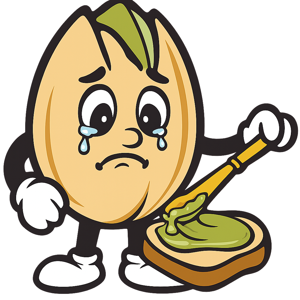 Sad Uncle P Mascot facing right